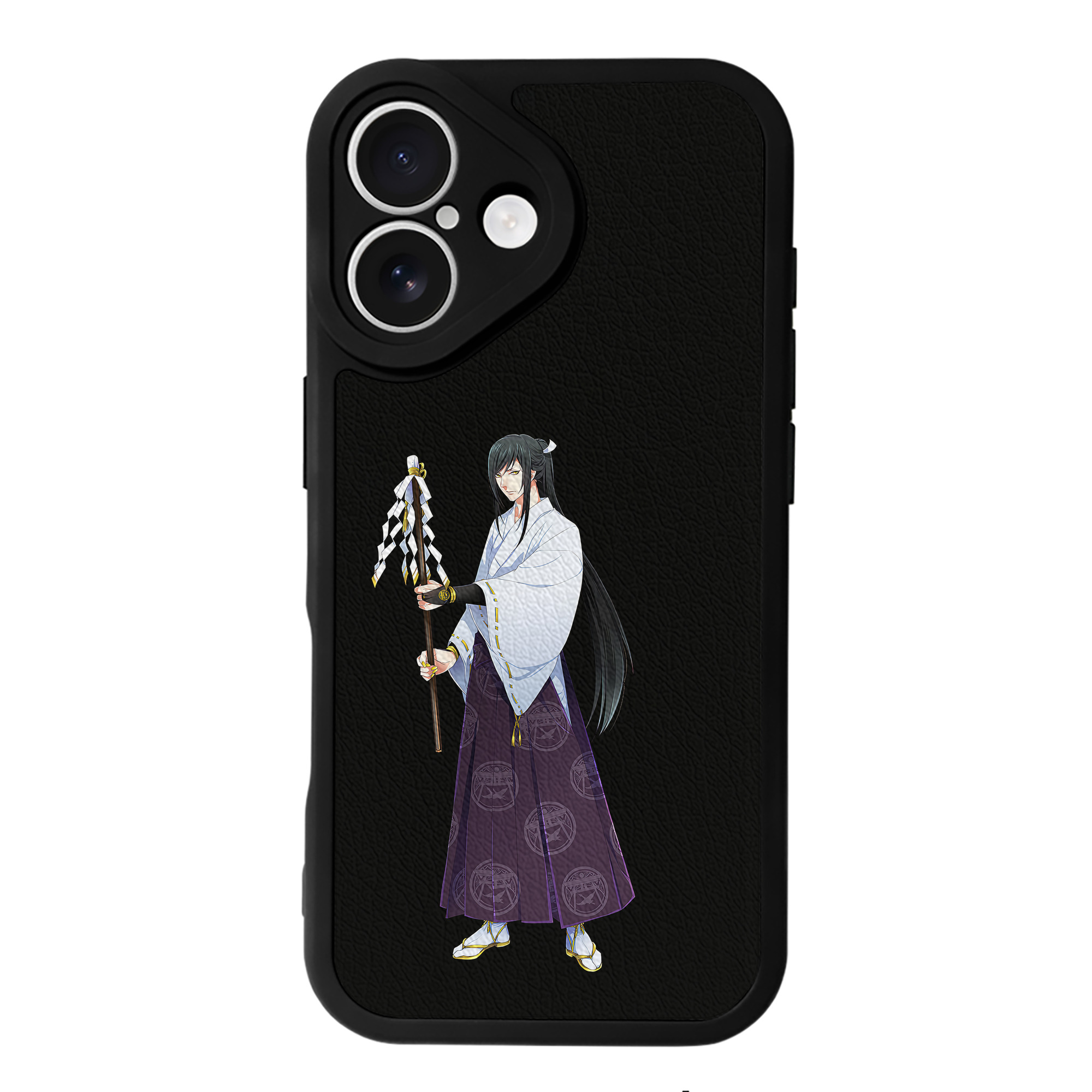 （画像用） 刀剣乱舞 Touken Ranbu 【iPhone 16シリーズ対応】シリコンスマホケース（レザー調） 材質：シリコン
